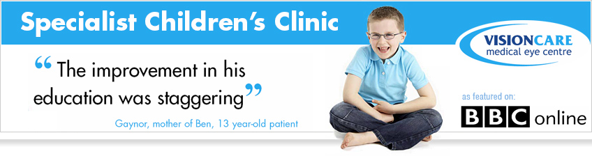 Specialist eyecare for Children